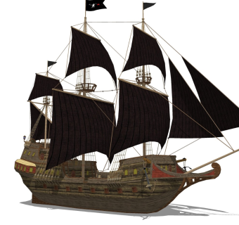 精细帆船模型 (11)